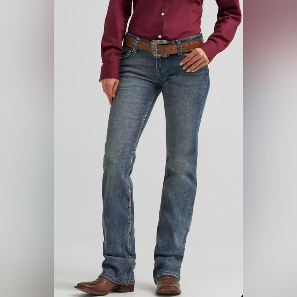 Wrangler Women Jeans  Retro    Model Sadie Low Rise 7 X 34 Blue New Boot Cut